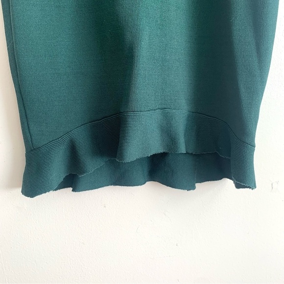 Sachin + Babi Emerald Green Sequin Bodycon Ribbed Dress - Picture 4 of 7